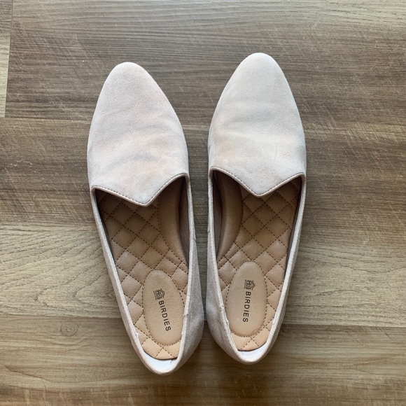 Birdies Shoes - Beige suede heron birdies